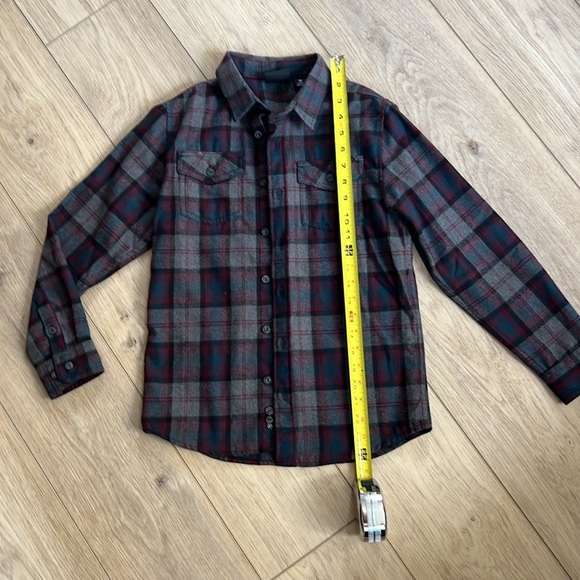 Burnside Boys Flannel Button Down Shirt - Picture 5 of 7